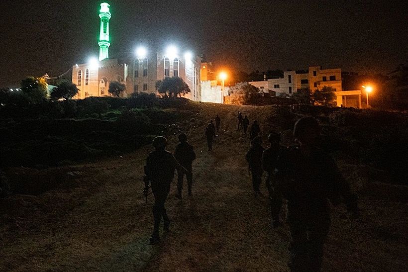 לוחמים במהלך הפעילות ביהודה ושומרון