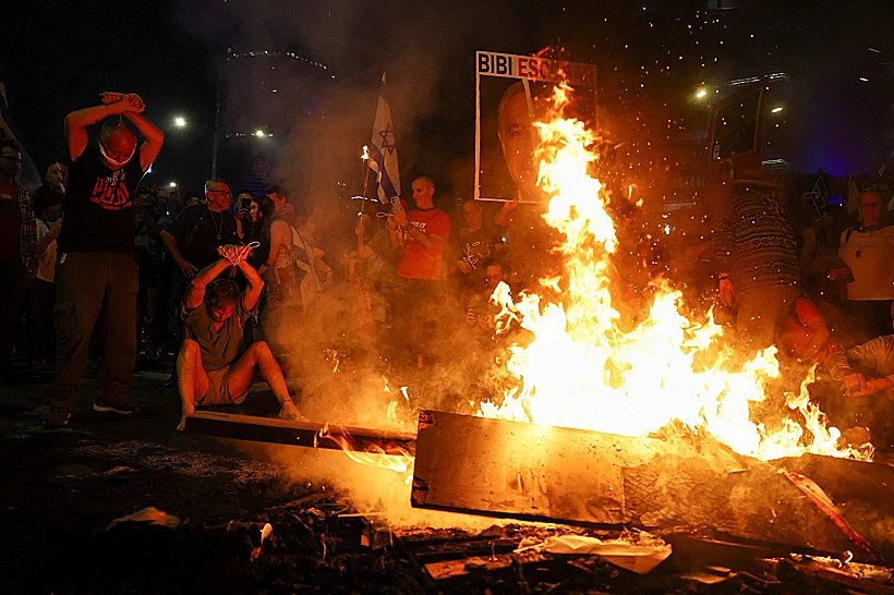 מחאות בת"א למען החטופים ונגד הממשלה