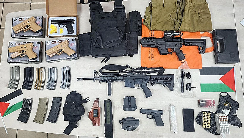 אמל"ח שאותר והוחרם בפעילות ביהודה ושומרון