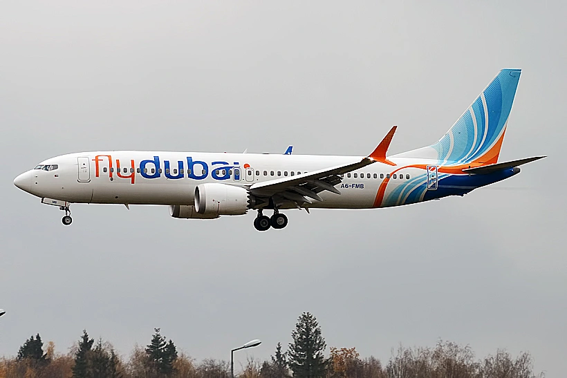 מטוס חברת FlyDubai,