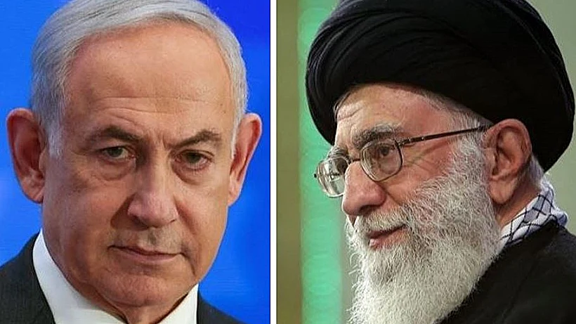 נתניהו וחמינאי איראן טהרן