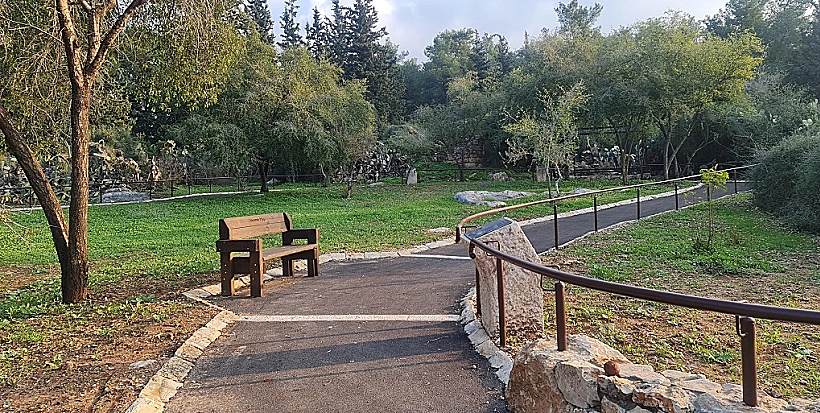 פארק לקויי ראיה ועיוורים, יער בן שמן