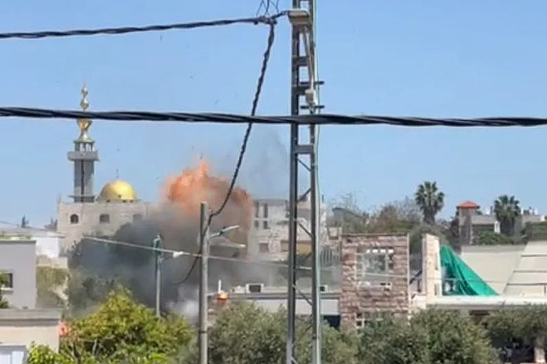 פגיעת הכטב"ם בערב אל-עראמשה