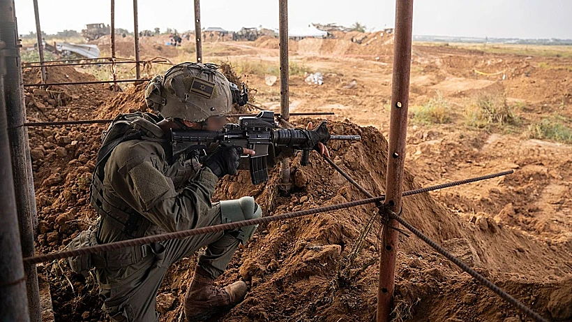 פעילות הכוחות בבית חאנון חרבות ברזל רצועת עזה