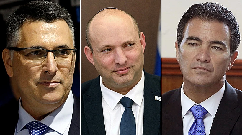 יוסי כהן, נפתלי בנט וגדעון סער