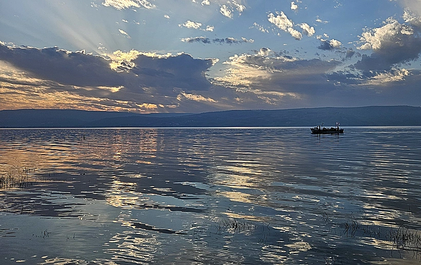 שקיעה בכנרת