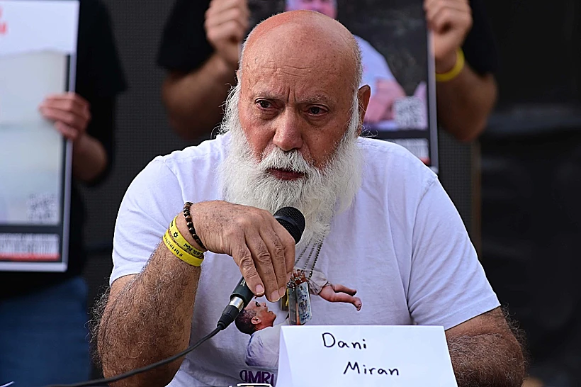 דני מירן, אביו של החטוף עמרי