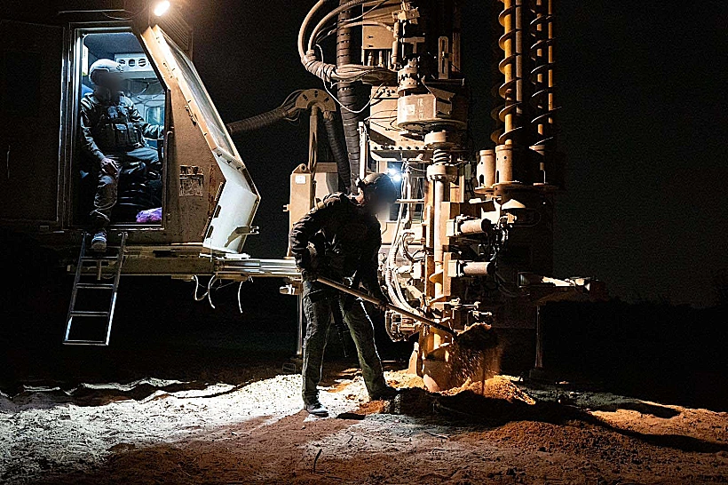 ההכנות להשמדת מנהרות בצפון רצועת עזה