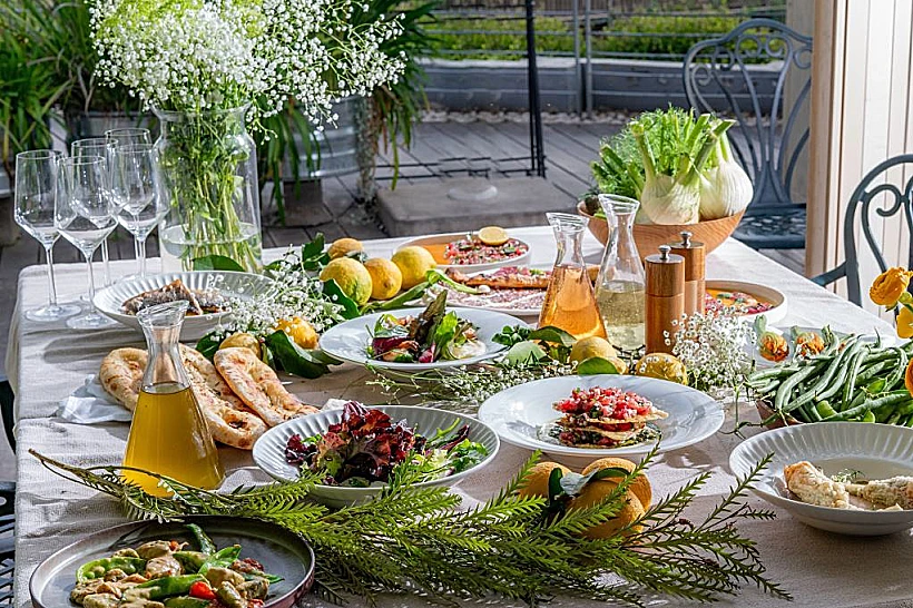 חגיגה אביבית במסעדת "בלאגו"