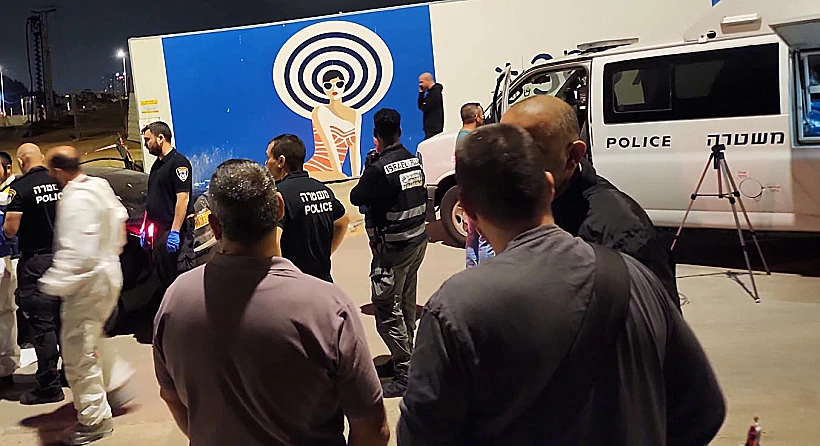 זירת הרצח בנתניה