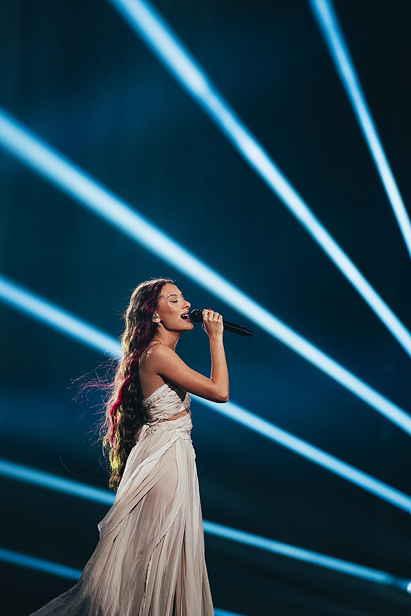 החזרה השנייה של עדן גולן על בימת האירוויזיון. מאלמו, 2024