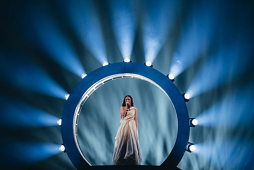 החזרה השנייה של עדן גולן על בימת האירוויזיון. מאלמו, 2024