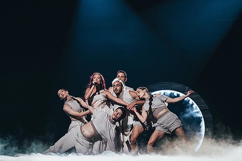 החזרה השנייה של עדן גולן על בימת האירוויזיון. מאלמו, 2024