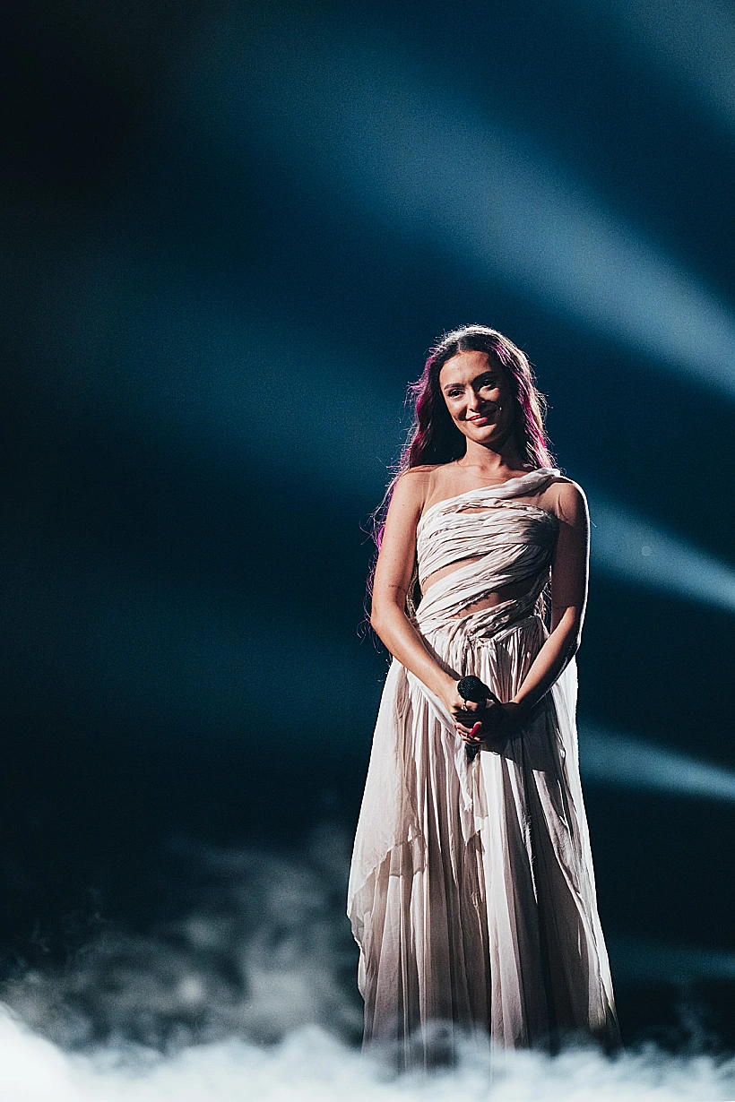 החזרה השנייה של עדן גולן על בימת האירוויזיון. מאלמו, 2024