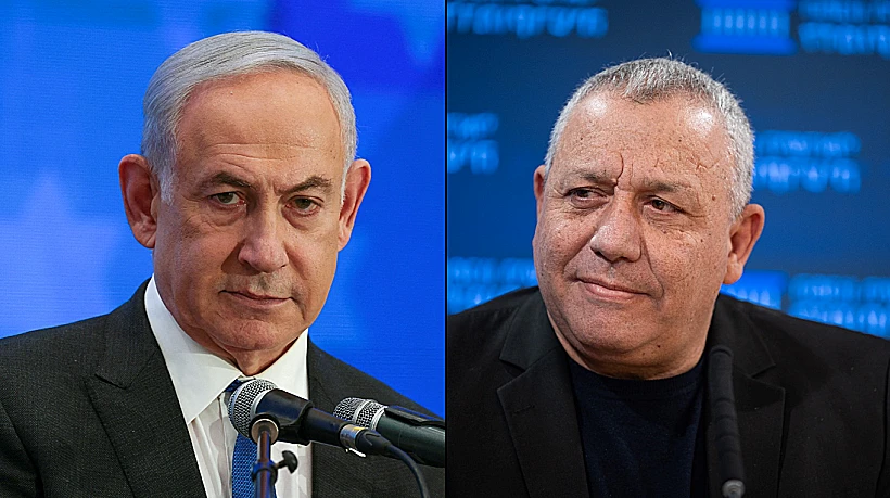 בנימין נתניהו וגדי איזנקוט