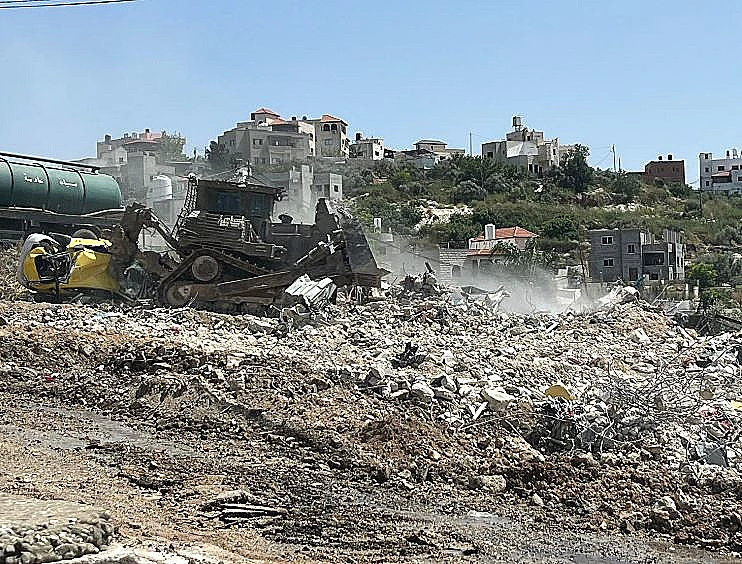 המבנה שנהרס בטולכרם