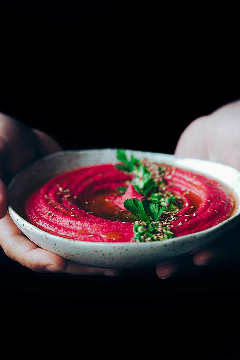 חומוס סלק ורוד