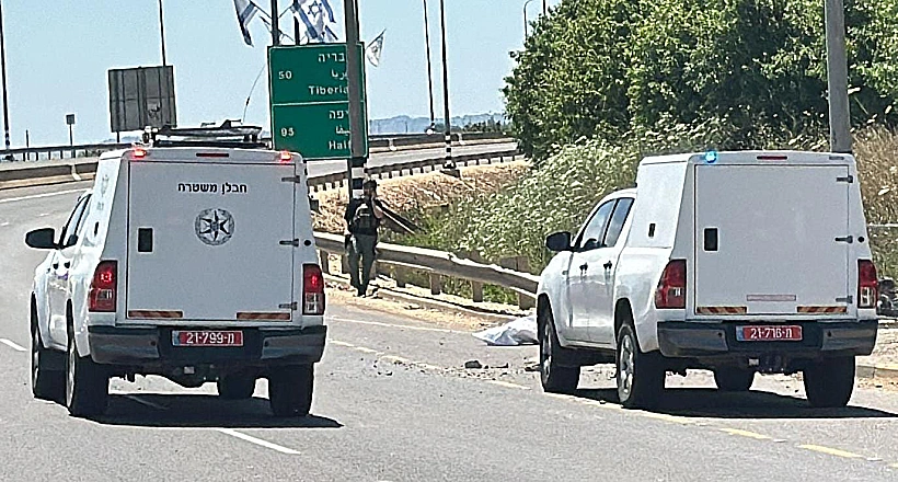 זירת נפילת הרסיס בקריית שמונה