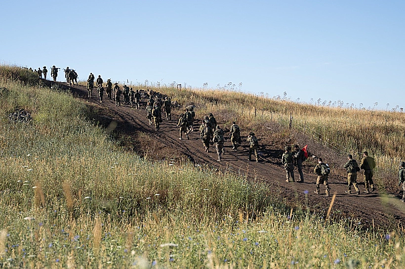 תרגול לחימה בחזית הצפונית