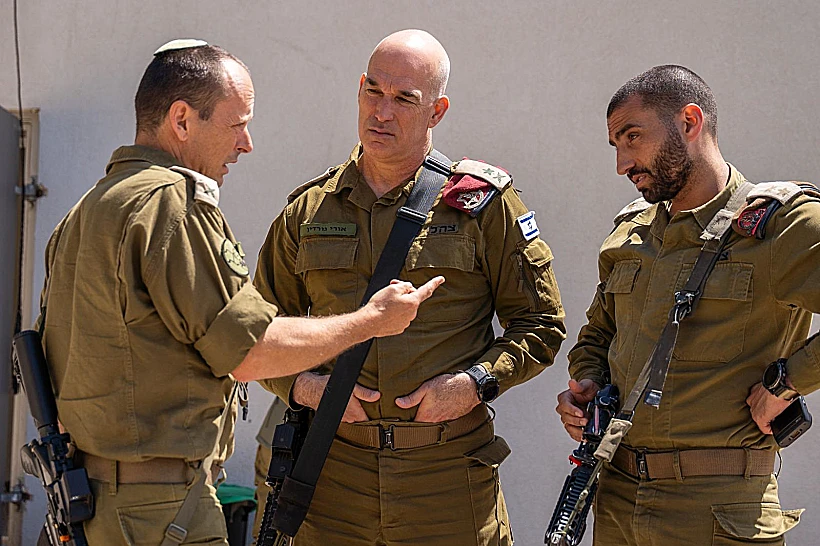 מפקד פיקוד צפון, האלוף אורי גורדין, בתרגול לקראת פעולה קרקעית בלבנון