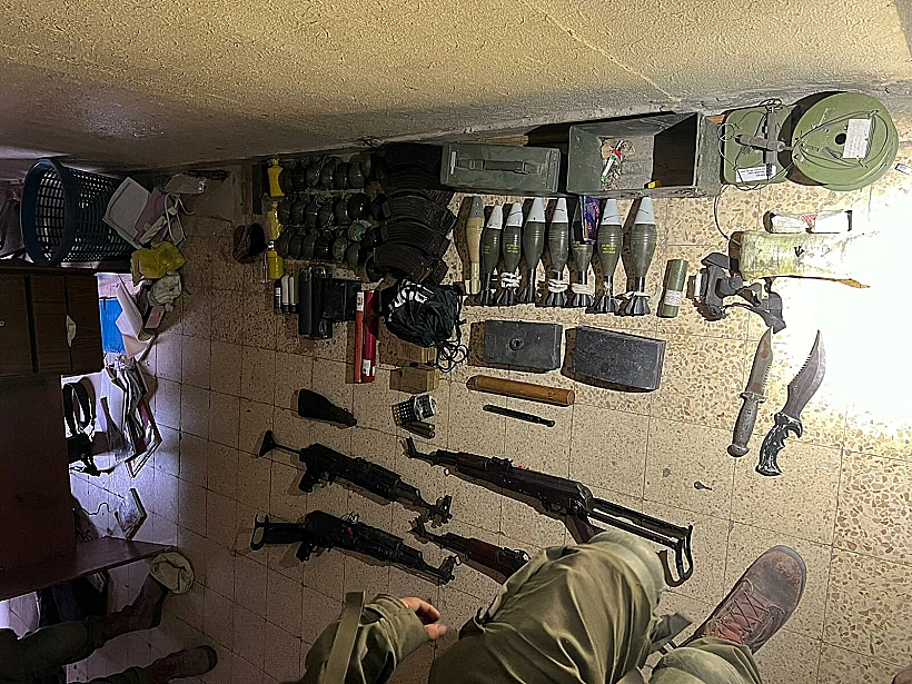 צה"ל עזה אמצעי הלחימה שאותרו בשכונת זייתון