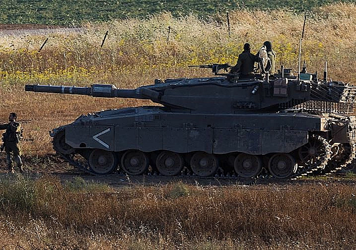 טנק בגבול רצועת עזה