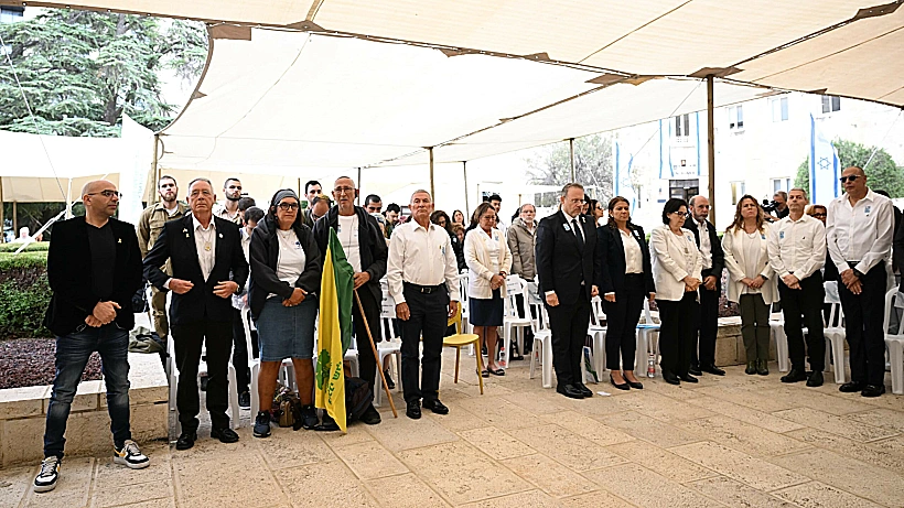 הטקס לזכרם של החיילים הבודדים שנפלו במלחמת חרבות ברזל יום הזיכרון לחללי מערכות ישראל תשפ"ד