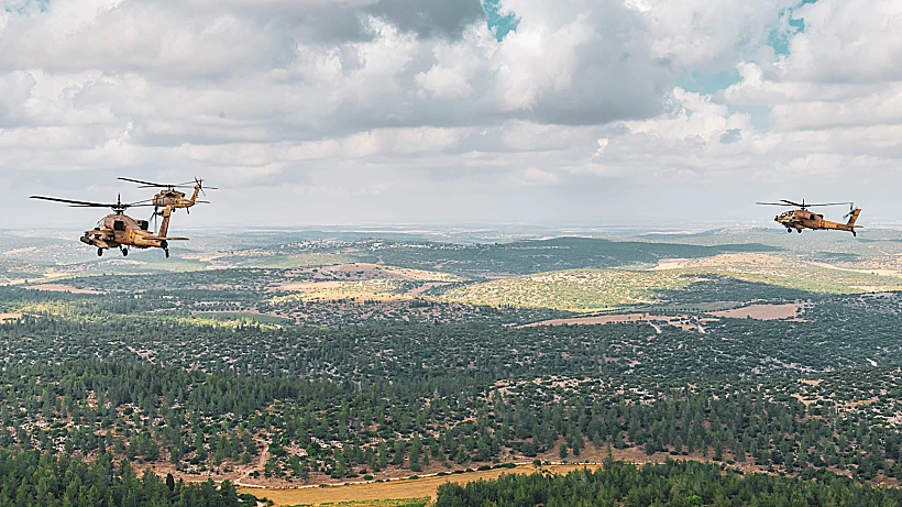 מטס ההצדעה מעל הר הרצל יום הזיכרון לחללי מערכות ישראל ופעולות האיבה תשפ"ד