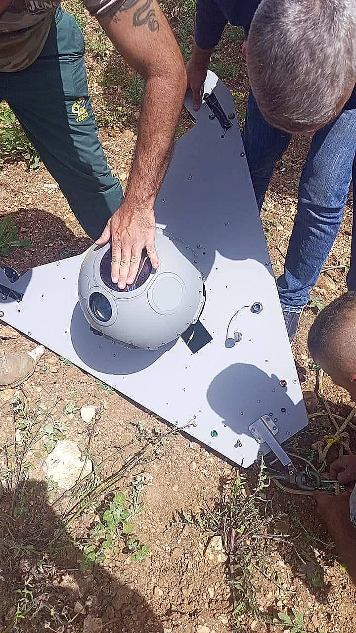 בלון התצפית שנפל בדרום לבנון