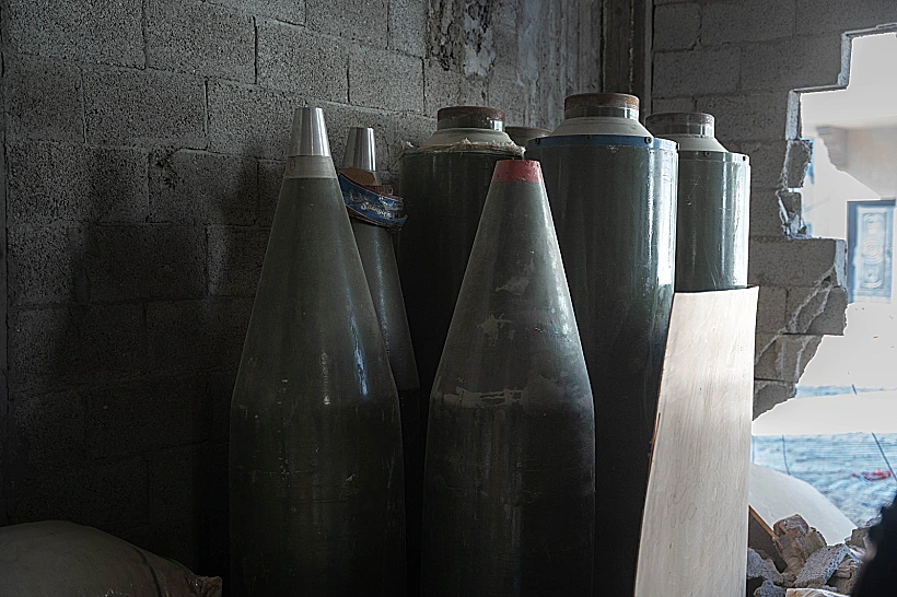 אמצעי לחימה שאותרו במבצע בג'באליה צה"ל עזה