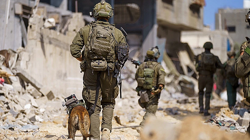 צה"ל רצועת עזה חרבות ברזל פעילות הכוחות ברצועה