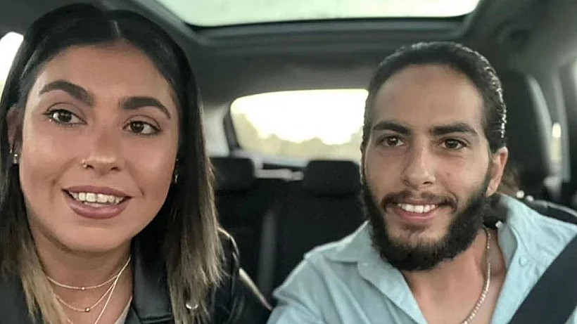 מתן צנגאוקר ובת זוגו אילנה גריצבסקי