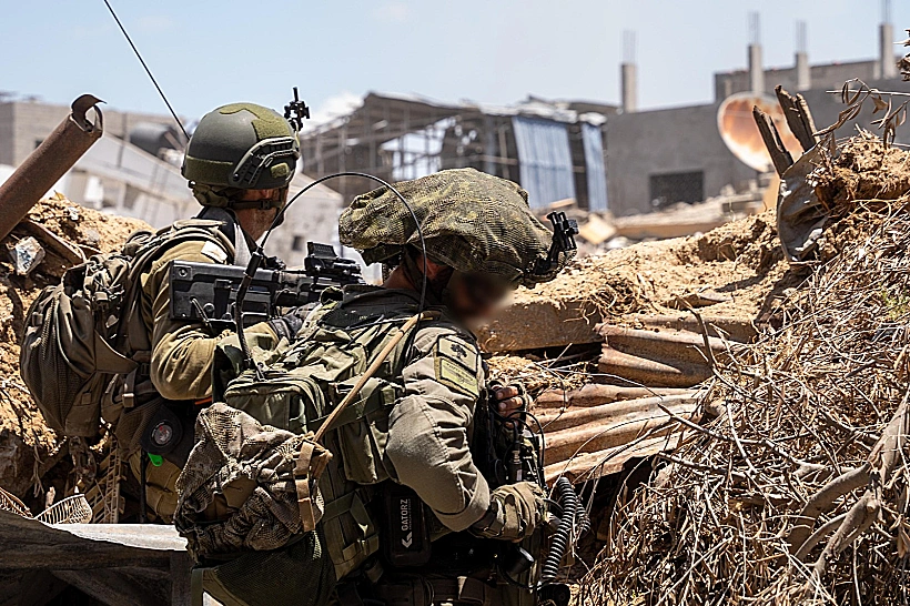פעילות הכוחות ברצועה רצועת עזה צה"ל חרבות ברזל לוחמים לוחם