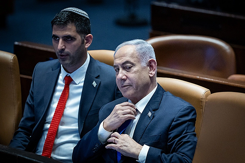 רה"מ נתניהו והשר קרעי בכנסת