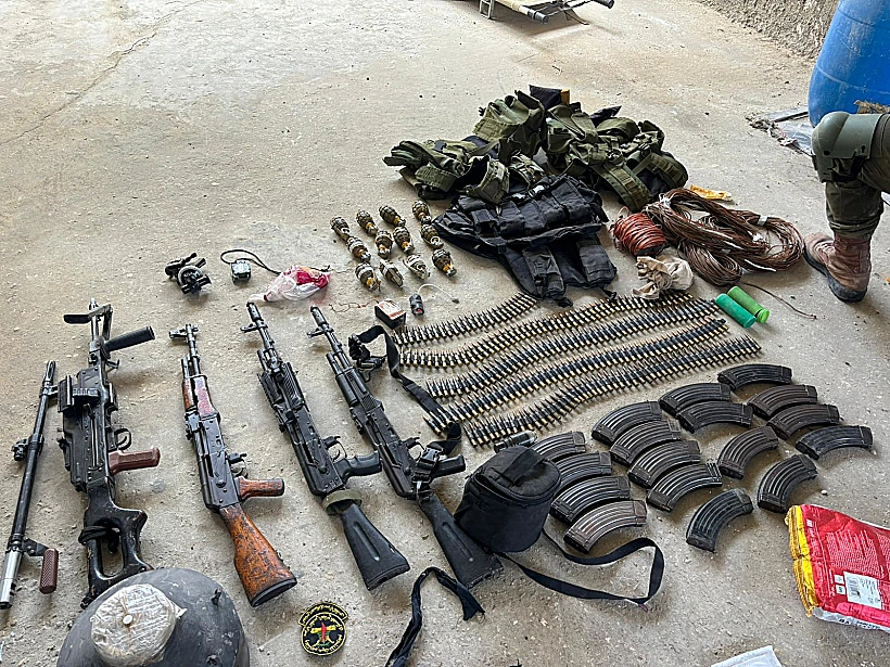 אמצעי לחימה שאותרו ברפיח