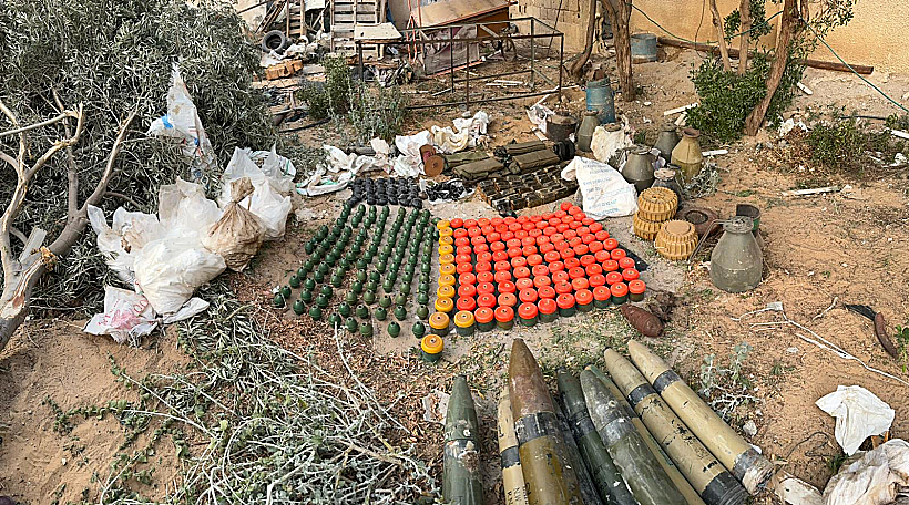 אמצעי לחימה שאותרו ברפיח