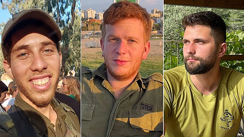 מימין: סמ"ר אמיר גלילוב, סמ"ר עידו אפל, סמ"ר אורי בר אור