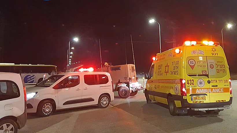 זירת הפיגוע סמוך לשכם