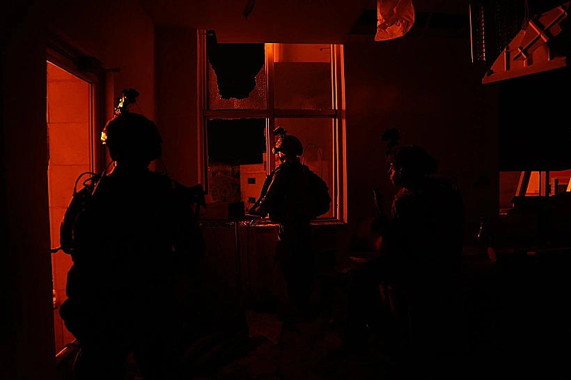 עזה לילה צה"ל עזה לוחמים פעילות יחידת רפאים במרכז הרצועה