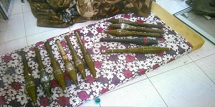 עזה אמצעי הלחימה שאותרו צה"ל חמאס