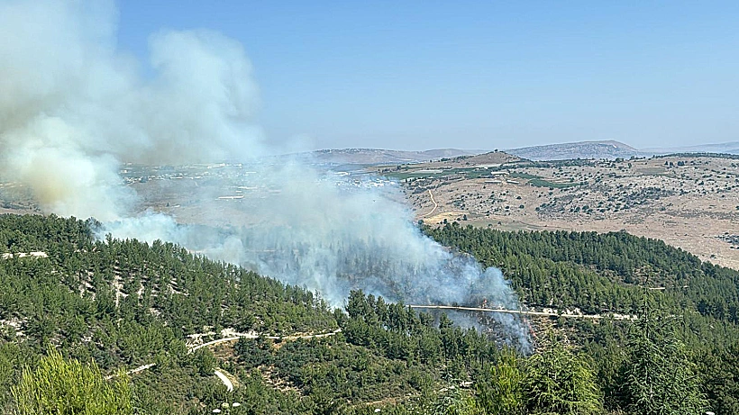 אחרי יירוט שכשל: שריפה ביער ביריה