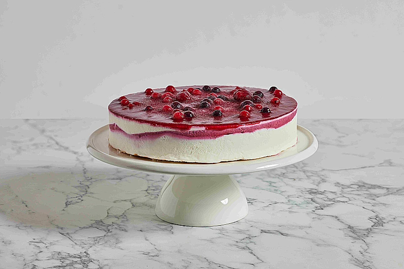 עוגת גבינה ופירות יער של דה לה פה