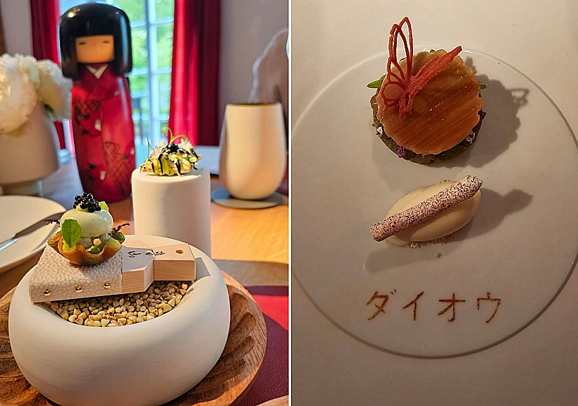 מנות מופלאות במסעדת 2 כוכבי המישלן IKIGAI