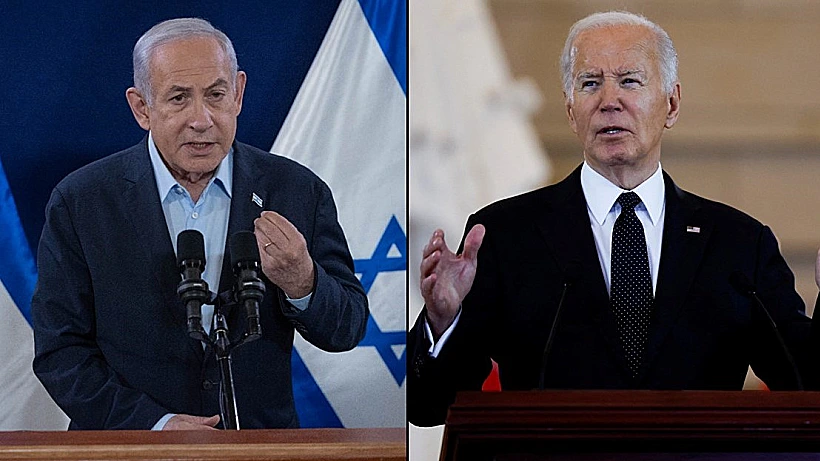 הנשיא ג'ו ביידן וראש הממשלה בנימין נתניהו