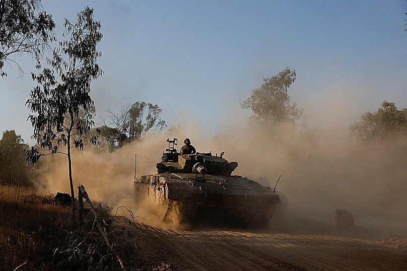 כוח צה"ל בגבול רצועת עזה