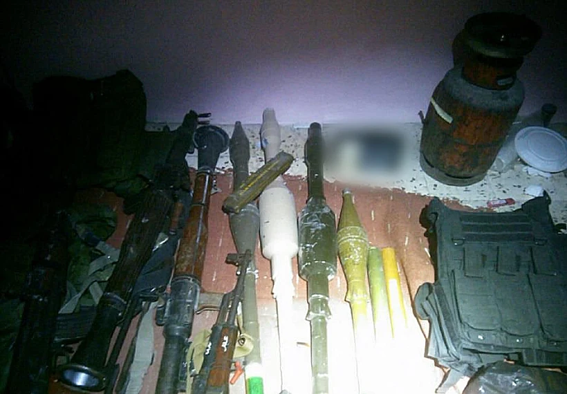 אמצעי לחימה שנמצאו ברפיח