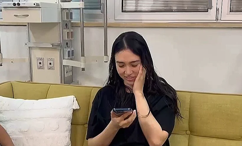 נועה ארגמני לאחר חילוצה מהשבי