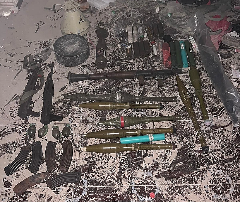 אמל"ח שאותר בפעילות