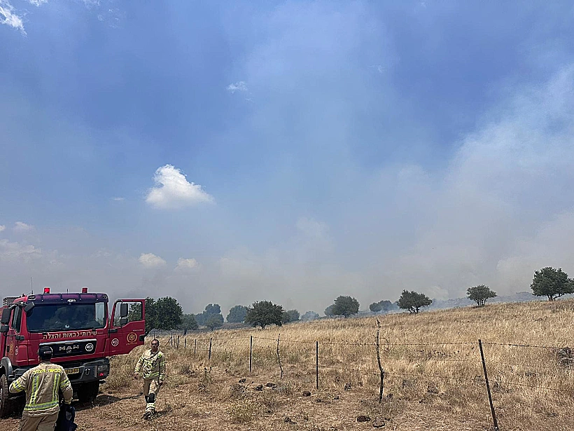 כיבוי והצלה פועלים במוקדי השריפות