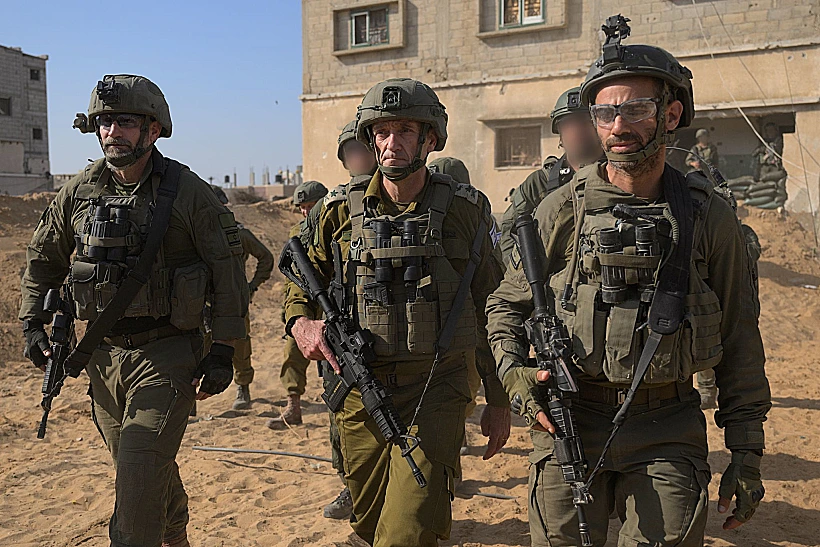 הרמטכ"ל הרצי הלוי בעזה